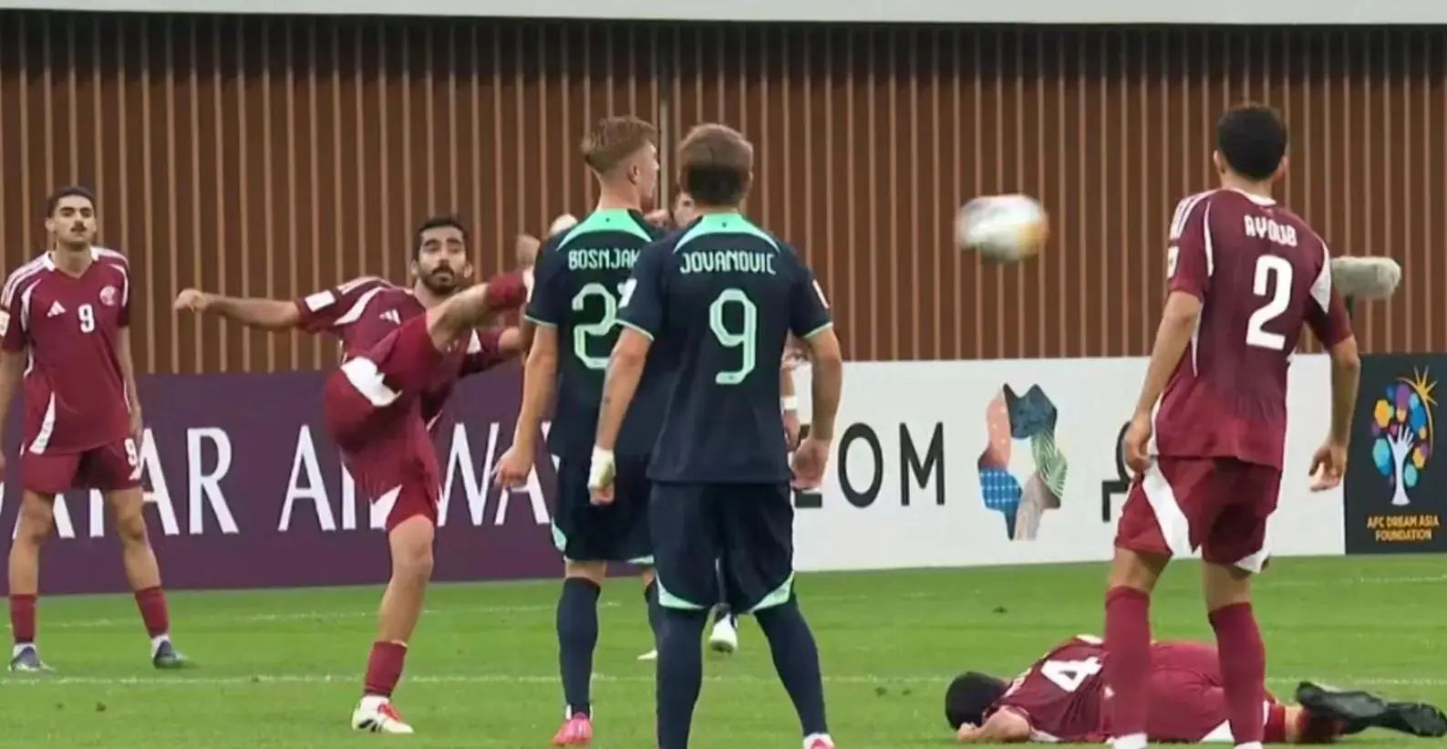 卡塔尔队迎战澳洲对手，争取亚冠晋级