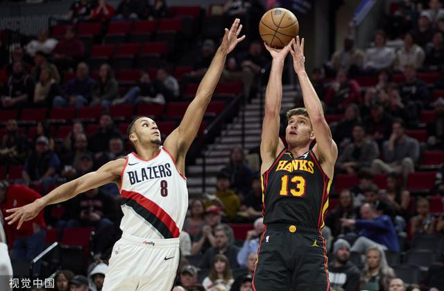 老鹰客场击败开拓者,继续领先东部 老鹰客场击败开拓者,继续领先东部